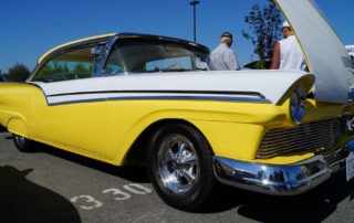 1957 Yellow Ford Fairlane Front