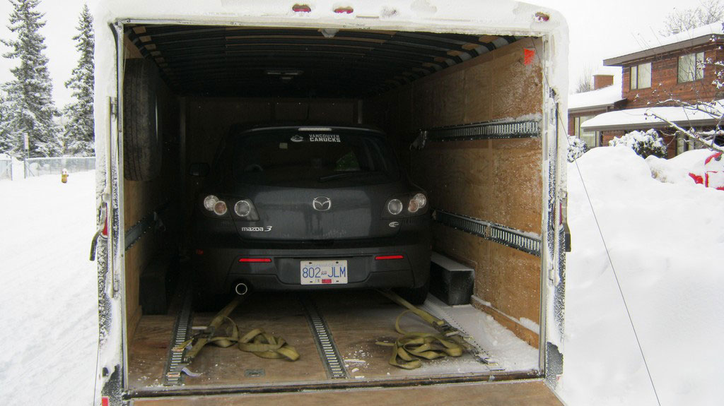 Mazda 3 Enclosed Transport